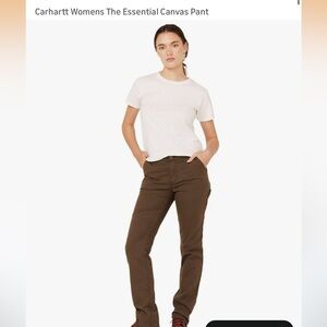 Carthartt Women The Essential Canvas Pant Tarmac